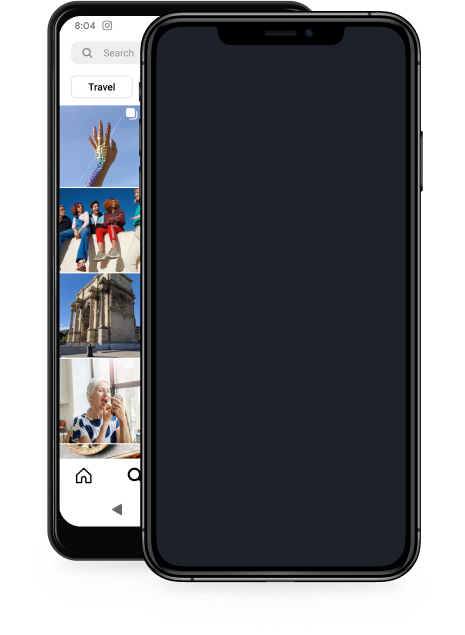 Instagram on phones